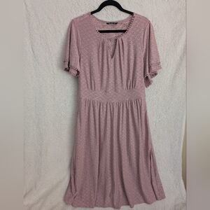 BloomChic Pink Midi Dress